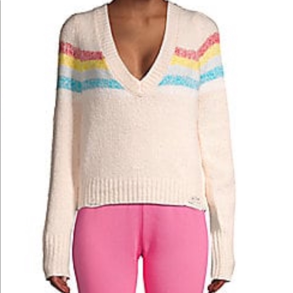 NWT WildFox Dreamer sweater long sleeves V-neck M - Picture 2 of 8